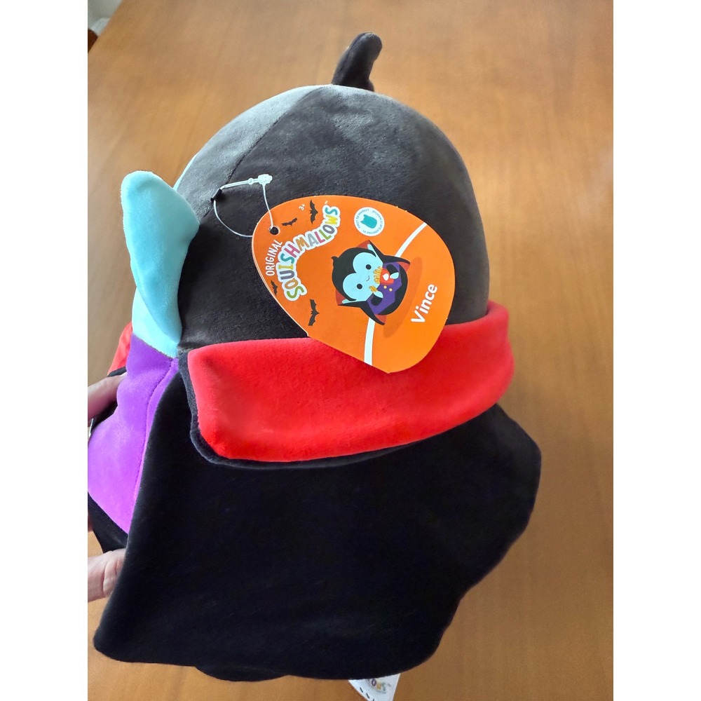 NWT Squishmallow‎ 13x14 in Vince the Vampire Bat French Fries Plush Stuffed  Toy - Picture 3 of 6
